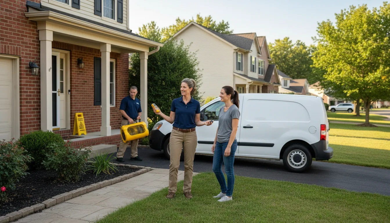 Water restoration image for Dehumidification And Cleanup Services in Midwest, WY